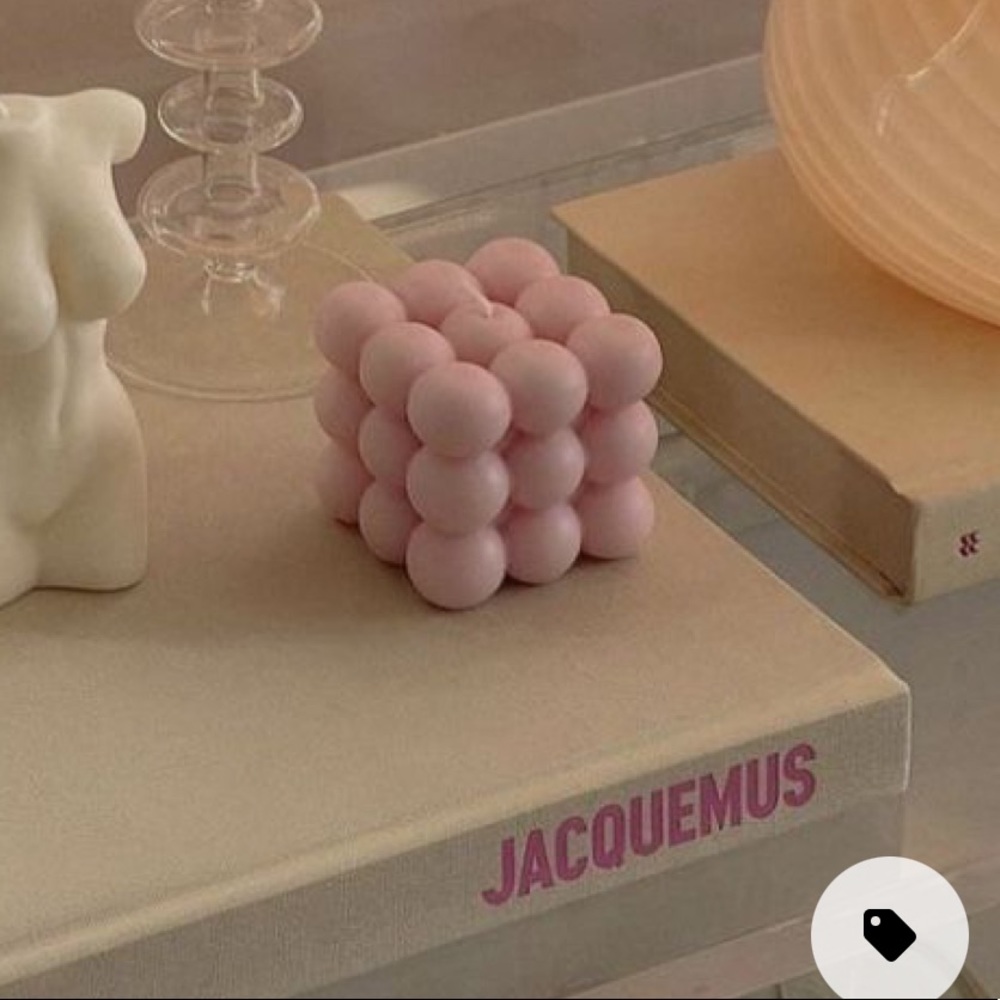 Small Bubble Cube Candle Wax Aromatherapy Scented Candle